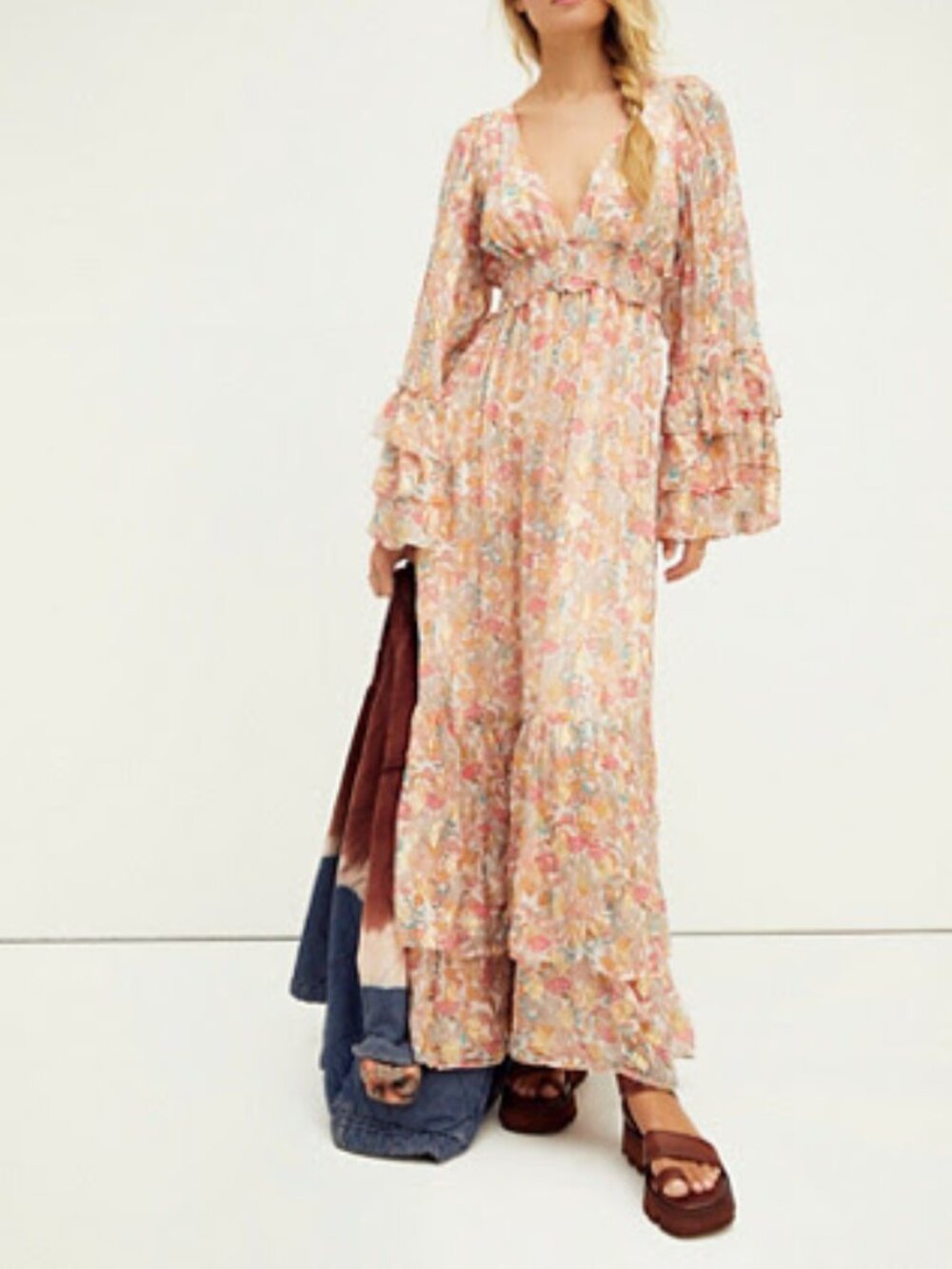 Free People Ophelia Maxi Dress, Style No. 59490557 size Small